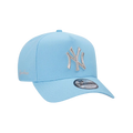 NEW ERA NY YANKEES BLUE METTALIC 9FORTY A-FRAME