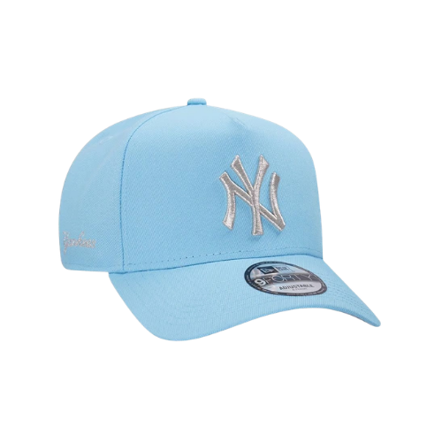 NEW ERA NY YANKEES BLUE METTALIC 9FORTY A-FRAME