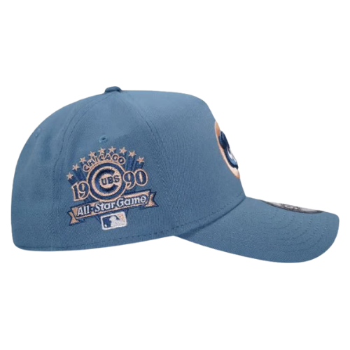 NEW ERA CUBS ASG 1990 INDIGO PEACH 9FORTY AFRAME