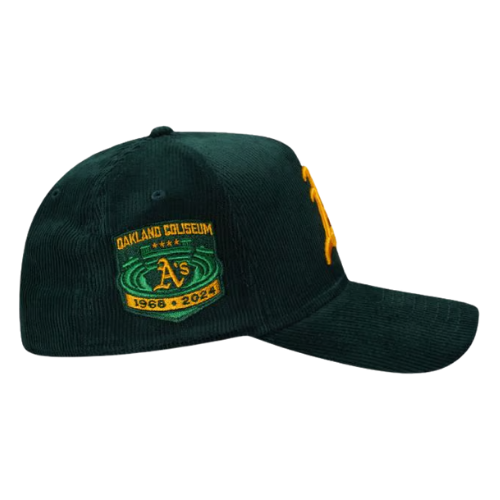NEW ERA ATHLETICS COLISEUM GREEN CORDUROY 9FORTY AFRAME
