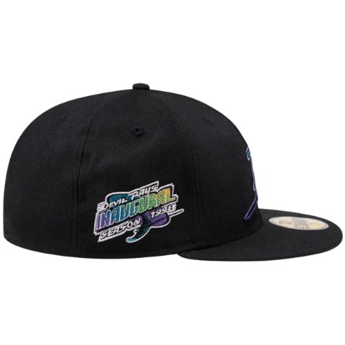 NEW ERA TAMPA BAY RAYS BLACK PURPLE EDITON 59FIFTY