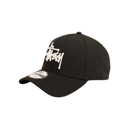 STUSSY X NEW ERA BLACK 9FORTY A-FRAME