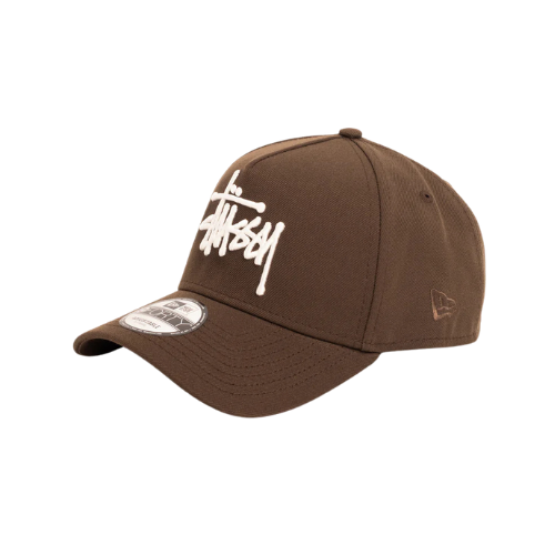 STUSSY X NEW ERA CHOCO BROWN 9FORTY A-FRAME