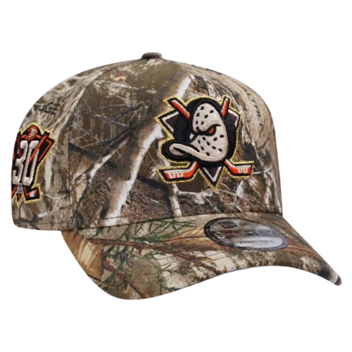 NEW ERA ANAHEIM DUCKS 30TH ANNIVERSARY REALTREE  9FORTY AFRAME