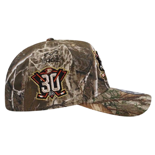 NEW ERA ANAHEIM DUCKS 30TH ANNIVERSARY REALTREE  9FORTY AFRAME