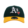 NEW ERA OAKLAND ATHLETICS "TEAM COLOR HEARTS" 9FORTY A-FRAME