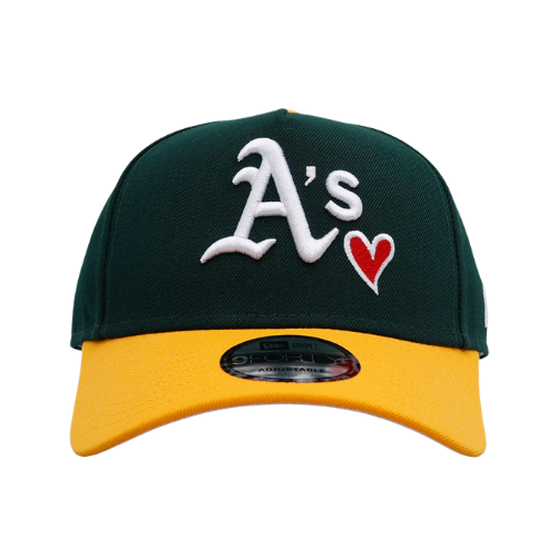 NEW ERA OAKLAND ATHLETICS "TEAM COLOR HEARTS" 9FORTY A-FRAME
