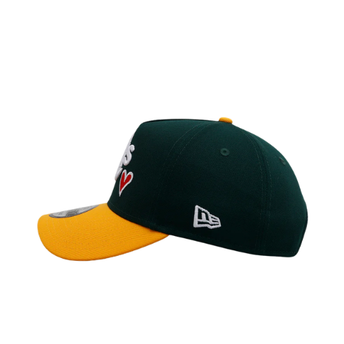 NEW ERA OAKLAND ATHLETICS "TEAM COLOR HEARTS" 9FORTY A-FRAME