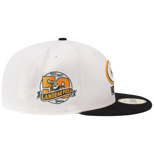 NEW ERA GREEN BAY PACKERS CREAM DOME 59FIFTY