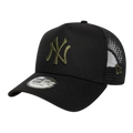 NEW ERA NY YANKEES BLACK 9FORTY A FRAME TRUCKER