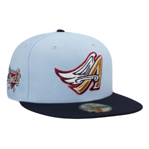 NEW ERA ANEHEIM ANGELS SKY GOLD POWDER BLUE 59FIFTY