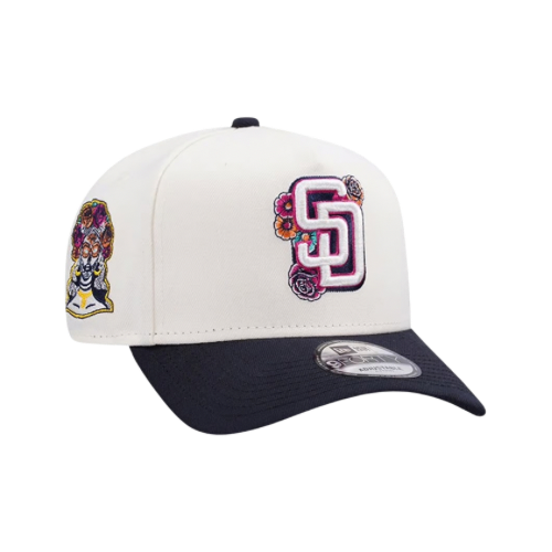 NEW ERA SD PADRES DIA DE MUERTOS FLORAL 9FORTY A-FRAME