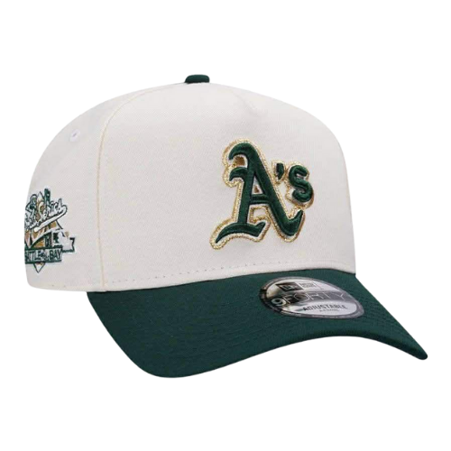 NEW ERA OAKLAND ATHLETICS CHROME GREEN TWO TONE 9FORTY AFRAME