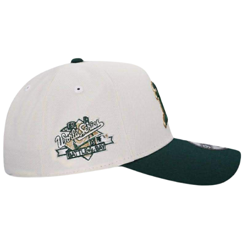 NEW ERA OAKLAND ATHLETICS CHROME GREEN TWO TONE 9FORTY AFRAME