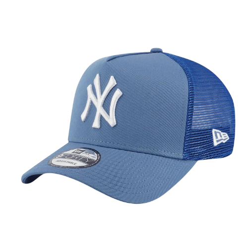 NEW ERA NY YANKEES ESSENTIAL BLUE 9FORTY AFRAME TRUCKER