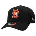 NEW ERA DETROIT TIGERS BLACK TRUCKER 9FORTY AFRAME