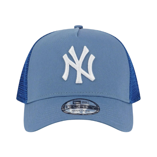 NEW ERA NY YANKEES ESSENTIAL BLUE 9FORTY AFRAME TRUCKER