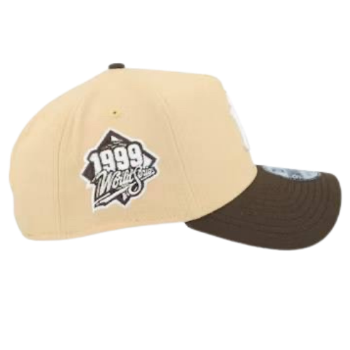 NEW ERA NY YANKEES ESPRESSO CANDID WALNUT 9FORTY AFRAME