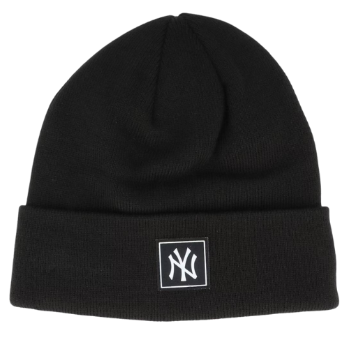 NEW ERA NY YANKEES BLACK BEANIE