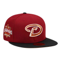 NEW ERA DIAMONDBACKS PLATINUM RED 59FIFTY