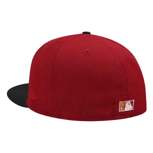 NEW ERA DIAMONDBACKS PLATINUM RED 59FIFTY