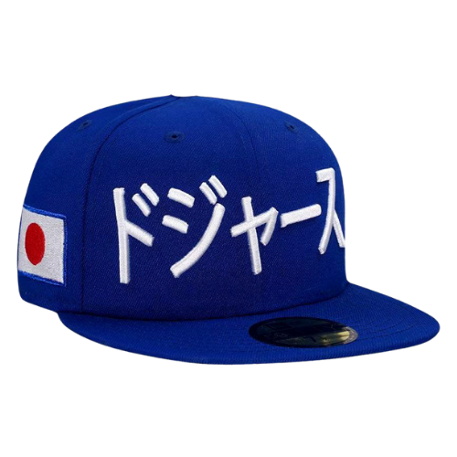 NEW ERA LA DODGERS KANJI JAPAN BLUE 59FIFTY