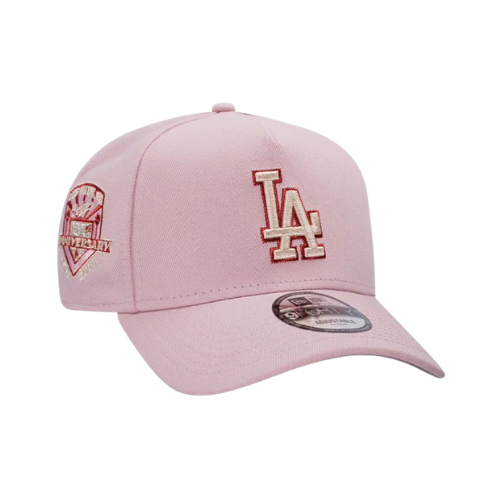 NEW ERA LA DODGERS PINK ROUGE 9FORTY A-FRAME
