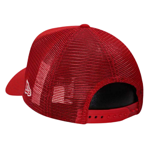 NEW ERA OAKLAND ATHLETICS SCARLET RED TRUCKER 9FORTY AFRAME