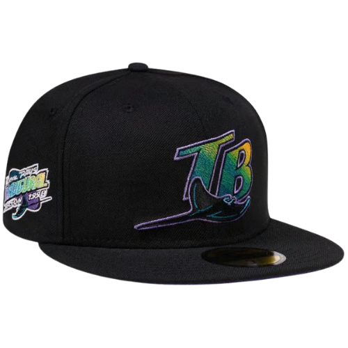 NEW ERA TAMPA BAY RAYS BLACK PURPLE EDITON 59FIFTY