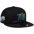 NEW ERA TAMPA BAY RAYS BLACK PURPLE EDITON 59FIFTY