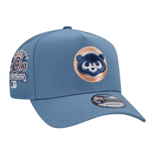 NEW ERA CUBS ASG 1990 INDIGO PEACH 9FORTY AFRAME