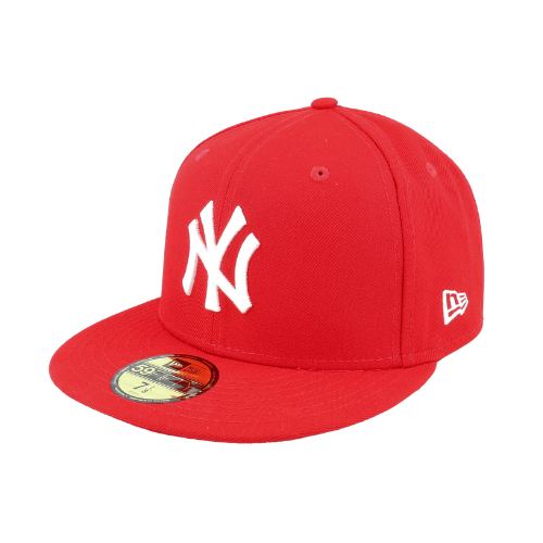 NEW ERA NY YANKEES SCARLET RED 59FIFTY